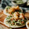 Fried Food on White Ceramic Plate